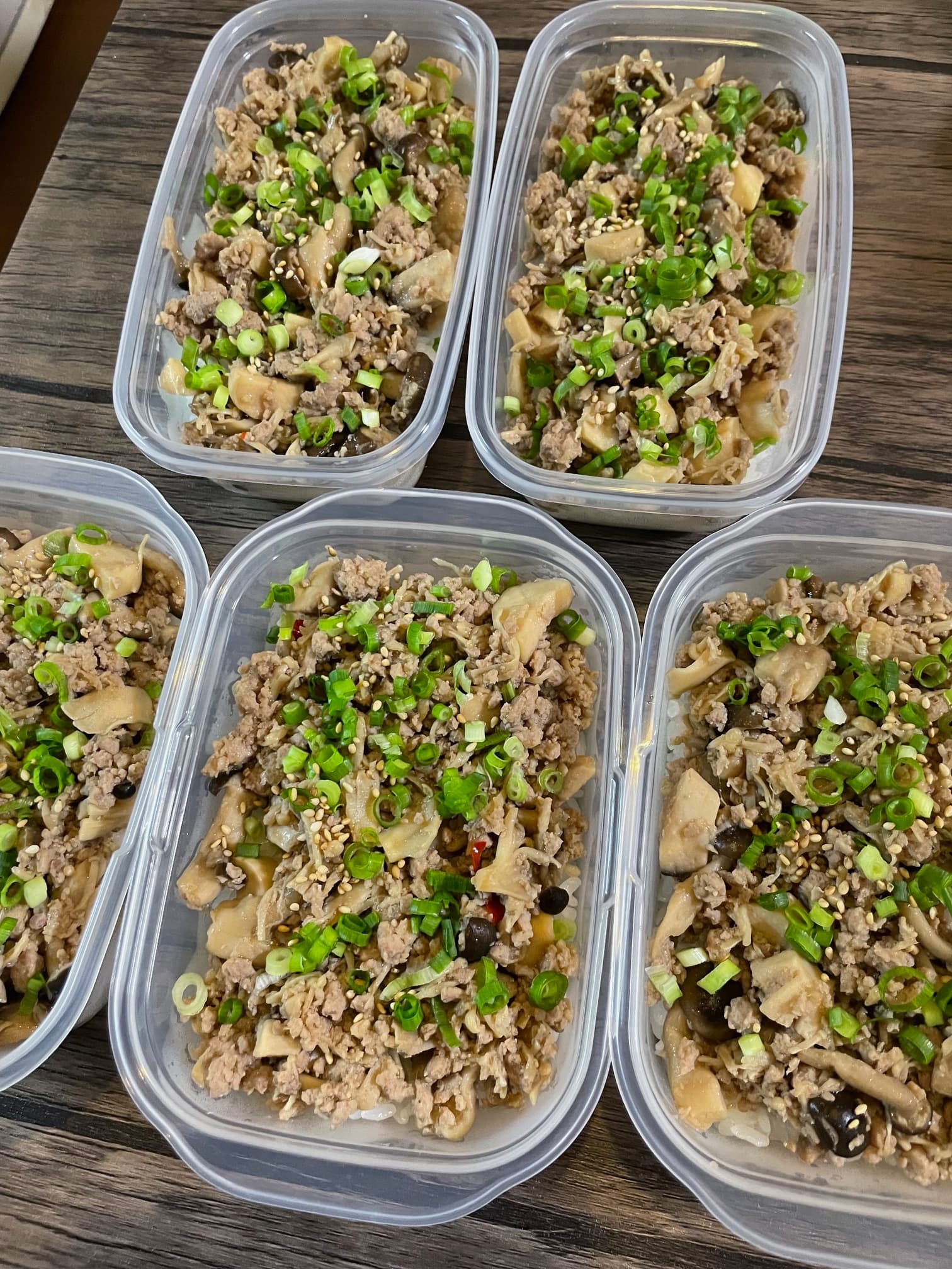 たっぷりキノコ弁当